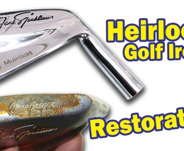 The Ultimate Golf Iron Re-Chrome: From Rust to Radiance - See the Owner's Reaction!