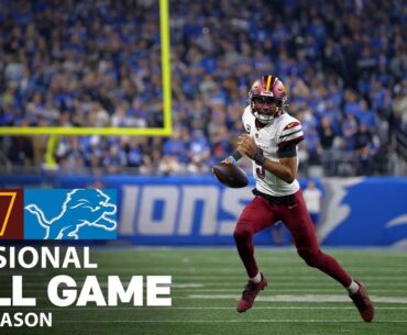 Washington Commanders vs. Detroit Lions FULL GAME | Divisional Round NFL 2024 Season