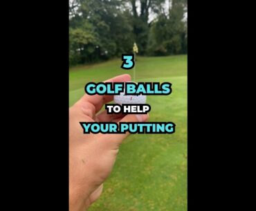 3 Golf Balls To Help Your PUTTING! #golf