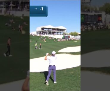From the Fairway to the Cup – Justin Thomas' Unreal Hole-Out! ⛳🔥 #PGATour #GolfHighlights #shots