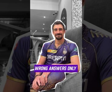 Wrong answers only ft. Mitchell Starc | #KnightsUnplugged | TATA IPL 2024