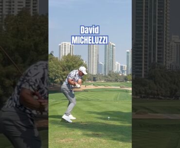 David MICHELUZZI’s Driver Swing 🏌️at Dubai Desert Classic #golf #golfswing