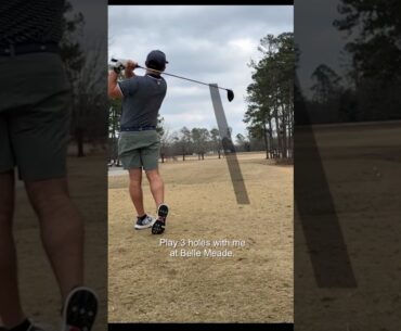 First three holes at 📍Belle Meade Country Club #golf #golfer #golfing #golfvlog #golflife