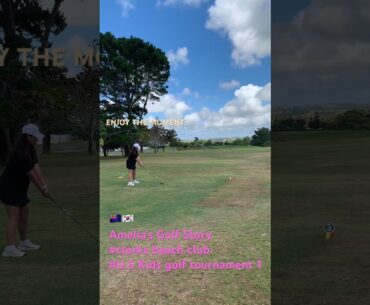 Playing in first tournament and hitting first shot | #shorts | 11-12yrs girls group