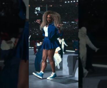 Serena Williams makes appearance during Kendrick Lamar's Super Bowl halftime show #shorts