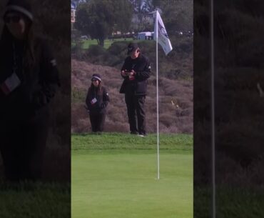 Tom Kim showing out with this BEAUTY of a birdie 🤩👏