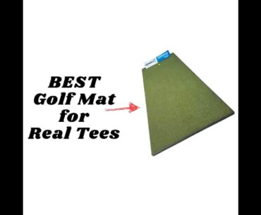 Tee Up Anywhere! Best Golf Mat for Real Tees