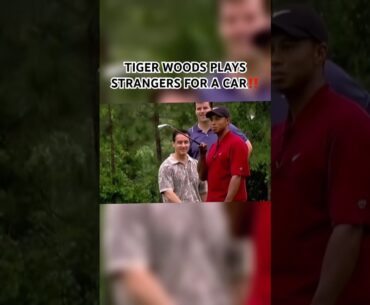 Tiger Woods plays strangers for a car! #golf