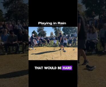 Playing in Rain Fake Tips #golfer #golflife #golfingfun