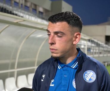 Declaraciones de Sergio García tras el partido ante la Real Balompédica Linense