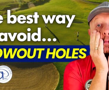 The best way to avoid blow out holes | TEE SHOT STRATEGY