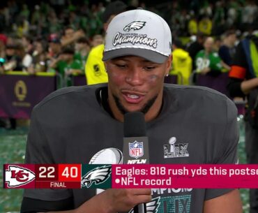 Saquon Barkley shares his thoughts on winning his first Super Bowl