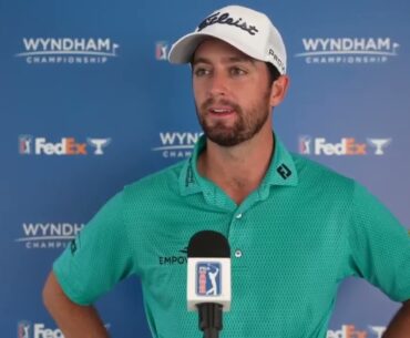 Davis Riley Saturday Flash Interview 2024 Wyndham Championship