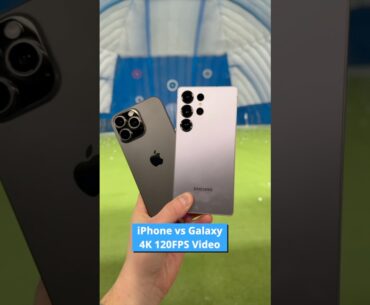iPhone 16 Pro vs Galaxy S25 Ultra 4K 120 FPS Slo-Mo comparison! Which one does it better? #tech