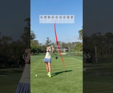 9 Holes @ TPC Sawgrass… (satisfying)