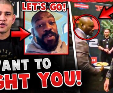 Alex Pereira CALLS OUT Jon Jones + Jon RESPONDS! *FOOTAGE* Colby Covington RUNS INTO Kamaru Usman!