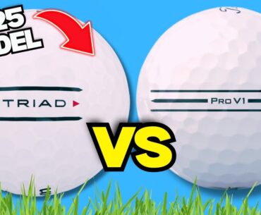 COMPARING Pro V1 vs NEW Wilson Triad Golf Ball! (2025 Version!)