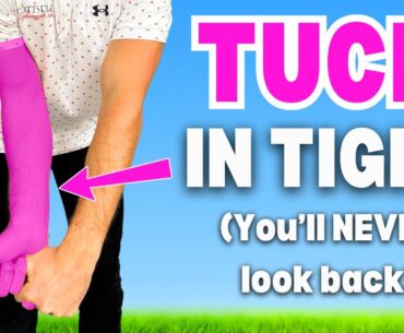 Start Your Right Arm IN Like This. You Will Rip It!! (Golf Swing Cheat)