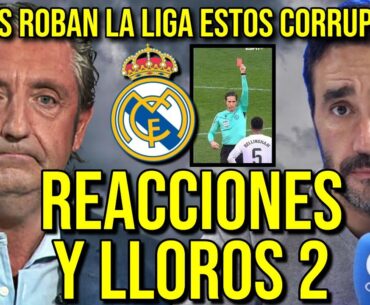 💥🔥 *NOS ROBAN LA LIGA* REACCIONES Y LLOROS A LA ROJA A BELLINGHAM Y LA CAVERNA Y RADICALES EXPLOTAN