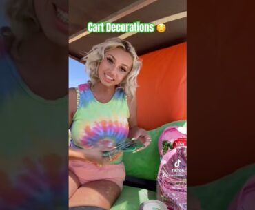 What is your favorite holiday to decorate for?? #cartgirl #bevcart #golfgirls #golf #stpatricksday