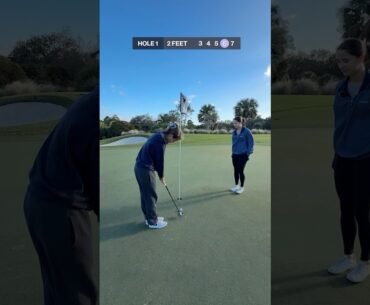 My best friend caddied for me…