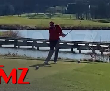 Donald Trump Hits Golf Ball in the Water And Screams, 'I Hate This F***ing Hole!!!' | TMZ