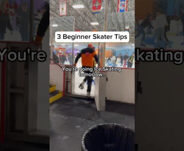 3 Beginner Skater Tips 🔥😳 #iceskating #holidayswithshorts #shorts