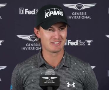 Maverick McNealy Recaps 2025 Genesis Invitational Performance | PGA Tour Post-Tournament Interview