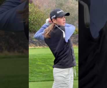 Kai Madison Trump plays golf