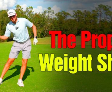 How To PROPERLY Shift Your Weight In The Golf Swing