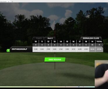 Day 8 of breaking par from the front tee on every golf course in the Skytrak+ course play!