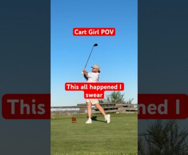 She actually said that 🔊 ⬆️ #golf #golfswing #golfgirls #golfing #golfshot #golfswing #golfshorts