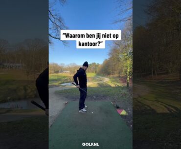 Lekker de baan op allemaal!! ☀️#kladiladi #goeievraagteken #golfnl