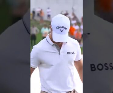 Thomas Detry Stays Cool Under Pressure and Sinks It on the Fourth Shot! ⛳🔥 #Golf #PGATOUR