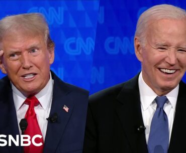 Biden and Trump argue over age and golf swings during 2024 presidential debate