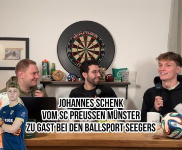 Johannes Schenk vom SC Preussen Münster zu Gast bei den Ballsport Seegers