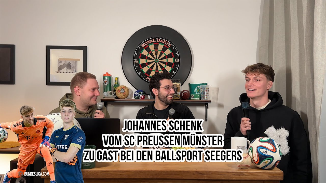 Johannes Schenk vom SC Preussen Münster zu Gast bei den Ballsport Seegers Johannes Schenk vom SC Preussen Münster zu Gast bei den Ballsport Seegers