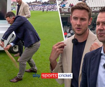 Batting and bowling coaching clinic with Ricky Ponting and Stuart Broad 🤩