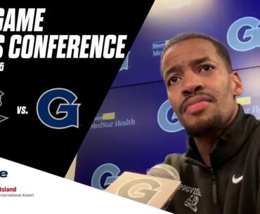 25.2.19 Providence MBB at Georgetown Postgame Press Conference