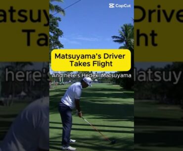 Matsuyama’s Driver Takes Off! 😱 | Unforgettable PGA Moment