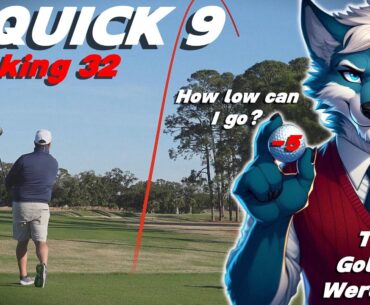 I did it!  - 0 Handicap Golf - Golf ASMR - No Talking - Red Golf Tees - Breaking 32 Ep 2