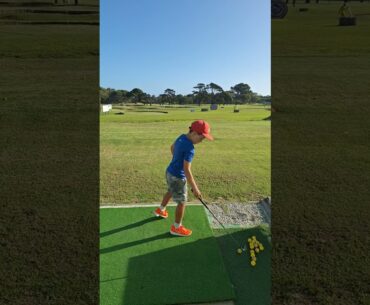 8-Year-Old Golfer’s Range session #8yearoldgolfer #golf #clevelandgolf