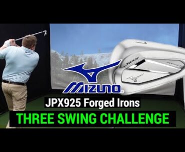 Testing the Mizuno JPX925 Irons | THREE SWING CHALLENGE