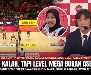 🔴TETAP DISANJUNG MESKIPUN KALAH !! Komentator Tetap PUJI Megawati Meskipun Kalah vs AI Peppers 3-0
