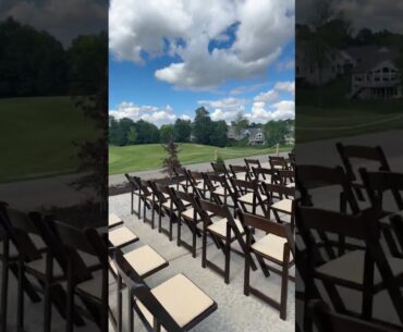 Dreamy Outdoor Wedding Venue with Stunning Golf Course Views ⛳✨ #WeddingVenue #Shorts #Stonewolfgolf