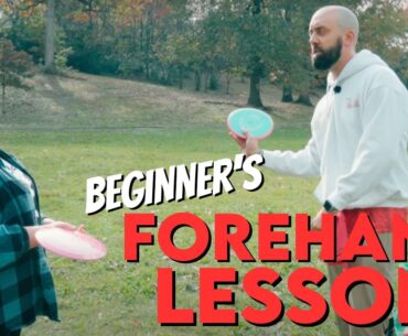 Learning to Forehand in Disc Golf FROM THE BEGINNING!! | Beginner Disc Golf Tips