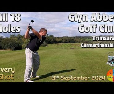 Glyn Abbey Golf Club Vlog. Every shot from 18 holes round a rolling West Wales Golf Course