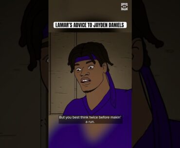 Lamar Jackson isn’t used to having a RB 😅