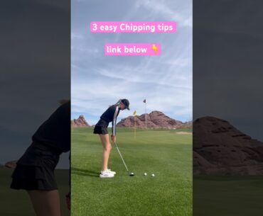 Chip like a +5 handicap… #womensgolf #golflife #golfgirl #golfer #golftips