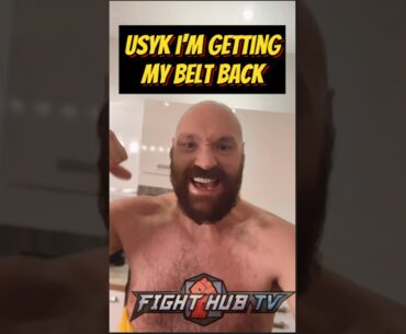 Tyson Fury sends NEW WARNING to Usyk; "BELTS WILL BE MINE"